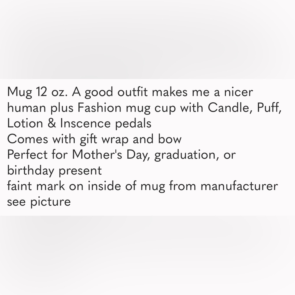 New!! 💗 Relaxation Bundle Fashion Mug with Candle, Puff, Lotion & Incense - Picture 7 of 7